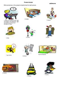 Present Simple Tense Worksheet Present Simple Tense Worksheet
