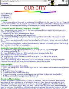 Our City Lesson Plan Our City Lesson Plan