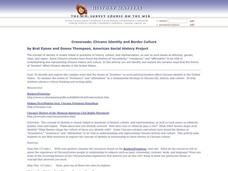 Crossroads: Chicano Identity and Border Culture Lesson Plan Crossroads: Chicano Identity and Border Culture Lesson Plan