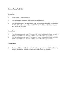 Primary and Secondary Sources Lesson Plan Primary and Secondary Sources Lesson Plan