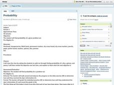 Probability Lesson Plan Probability Lesson Plan