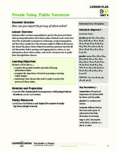 Privacy and the Internet Privacy and the Internet