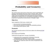 Probability and Geometry Lesson Plan Probability and Geometry Lesson Plan