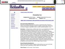Probability Fun Lesson Plan Probability Fun Lesson Plan
