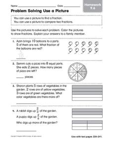 Problem Solving Use a Picture Worksheet Problem Solving Use a Picture Worksheet
