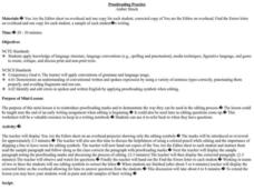 Proofreading Practice Lesson Plan Proofreading Practice Lesson Plan