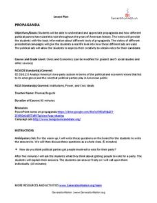 Propaganda Lesson Plan Propaganda Lesson Plan