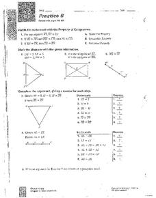 Property of Congruence Worksheet for 10th Grade | Lesson Planet