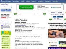 Proportions Lesson Plan Proportions Lesson Plan