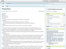 Proportions Lesson Plan Proportions Lesson Plan