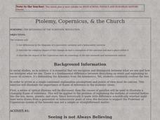 Ptolemy, Copernicus, & the Church Lesson Plan Ptolemy, Copernicus, & the Church Lesson Plan
