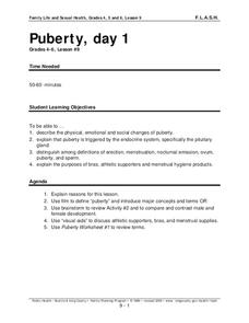 Puberty Lesson Plan Puberty Lesson Plan