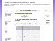 Quadratic equations Interactive Quadratic equations Interactive