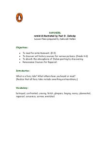 Rapunzel Lesson Plan Rapunzel Lesson Plan