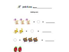 Adding Zero Worksheet Adding Zero Worksheet