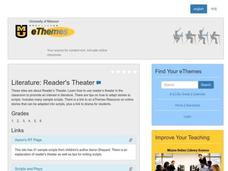 Reader's Theater Lesson Plan Reader's Theater Lesson Plan