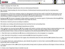 Reading Comprehension Lesson Plan Reading Comprehension Lesson Plan