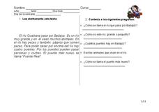 Reading Comprehension Worksheet Reading Comprehension Worksheet