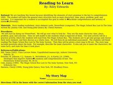 Reading to Learn Lesson Plan Reading to Learn Lesson Plan