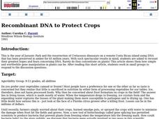 Recombinant DNA to Protect Crops Lesson Plan Recombinant DNA to Protect Crops Lesson Plan