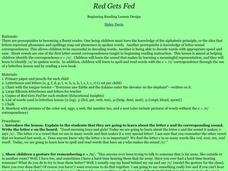 Red Gets Fed Lesson Plan Red Gets Fed Lesson Plan