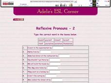 Reflexive Pronouns Interactive Reflexive Pronouns Interactive