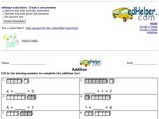 Addition Worksheet Addition Worksheet