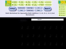 Addition Drills Worksheet Addition Drills Worksheet