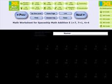 Addition Drills Worksheet Addition Drills Worksheet