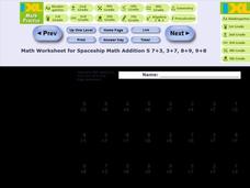 Addition Drills Worksheet Addition Drills Worksheet