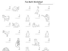Addition Facts Worksheet Addition Facts Worksheet