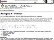Reshaping Body Image Lesson Plan Reshaping Body Image Lesson Plan
