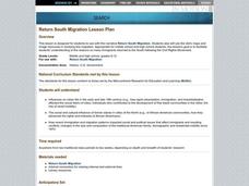 Return South Migration Lesson Plan Lesson Plan Return South Migration Lesson Plan Lesson Plan
