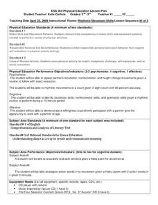 Rhythmic Movement Skills Lesson Plan Rhythmic Movement Skills Lesson Plan