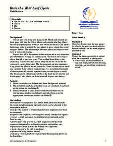 Ride the Wild Leaf Cycle Lesson Plan Ride the Wild Leaf Cycle Lesson Plan