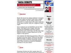 Robots Lesson Plan Robots Lesson Plan