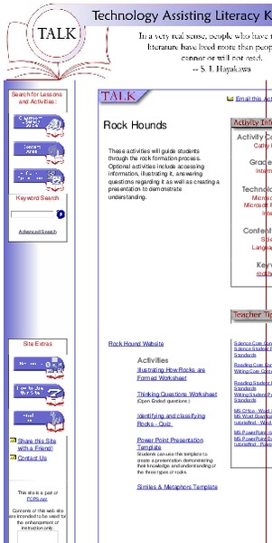 Rock Hounds Lesson Plan Rock Hounds Lesson Plan