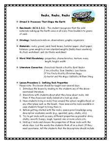 Rocks, Rocks, Rocks Lesson Plan Rocks, Rocks, Rocks Lesson Plan