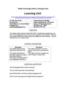 Rosa Parks Lesson Plan Rosa Parks Lesson Plan