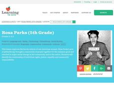 Rosa Parks Lesson Plan Rosa Parks Lesson Plan