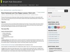Rosh Hashanah and Yom Kippur Lesson Plan Rosh Hashanah and Yom Kippur Lesson Plan