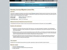 Runaway Journeys Migration Lesson Plan Runaway Journeys Migration Lesson Plan