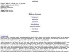Sandra Day O'Connor Lesson Plan Sandra Day O'Connor Lesson Plan