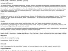 Sayings and Phrases Lesson Plan Sayings and Phrases Lesson Plan