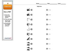 Adjectives Worksheet Adjectives Worksheet