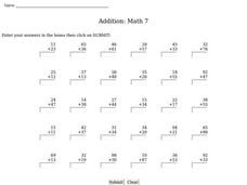 Addition: Math 7 Interactive Addition: Math 7 Interactive