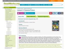 Science Fiction Lesson Plan Science Fiction Lesson Plan