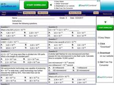 Scientific Notations Interactive Scientific Notations Interactive