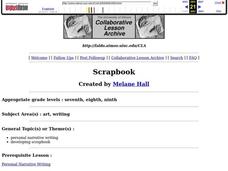 Scrapbook Lesson Plan Scrapbook Lesson Plan