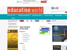 Seven Wonders of the World Lesson Plan Seven Wonders of the World Lesson Plan
